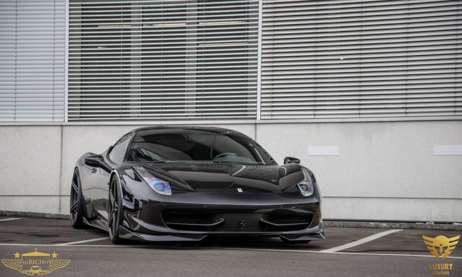  Ferrari 458 Italia Murdered Out by Luxury Customs 2014 года  (фото 15 из 23)